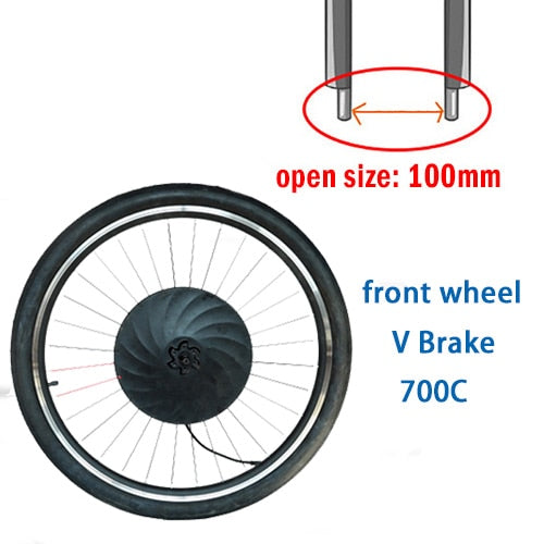 electric bike conversion kit front wheel 700c