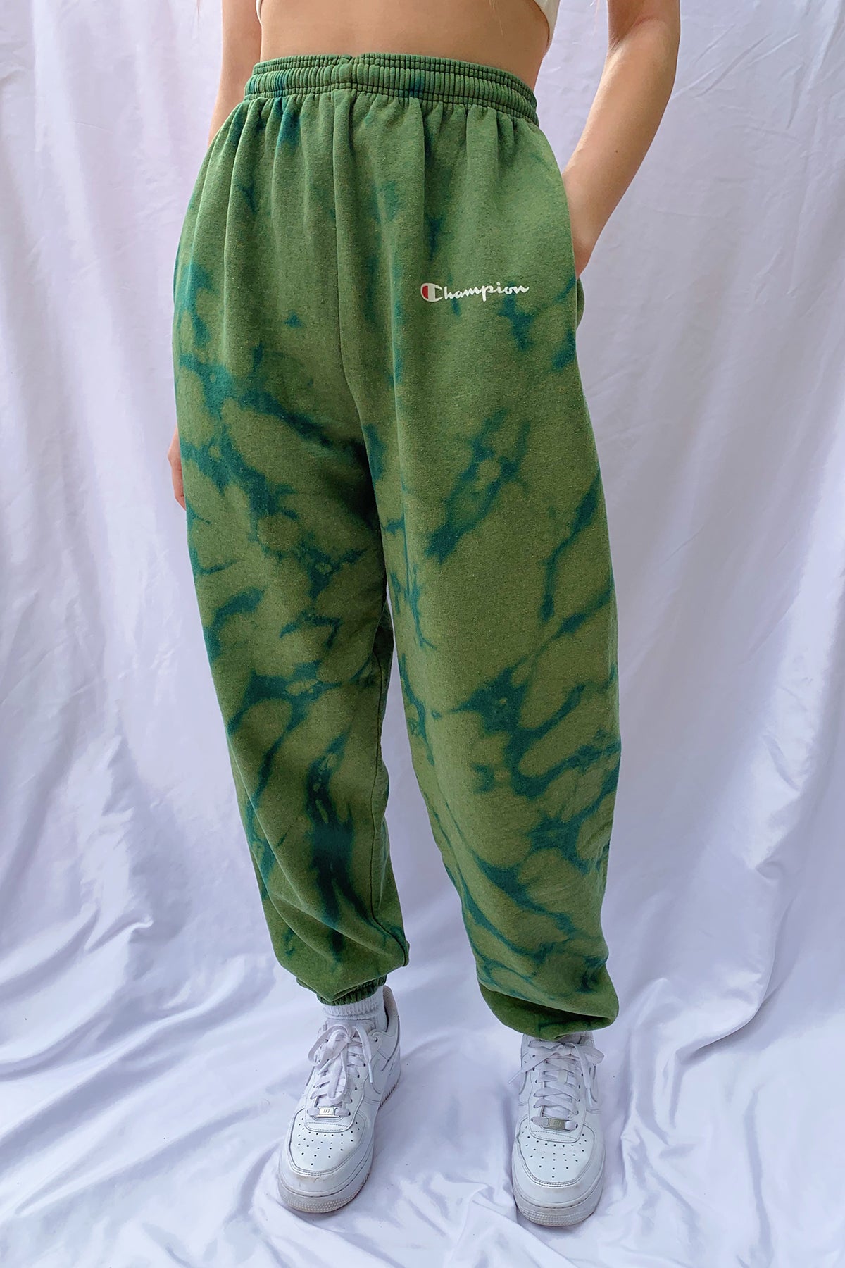 tie dye champion sweatsuit