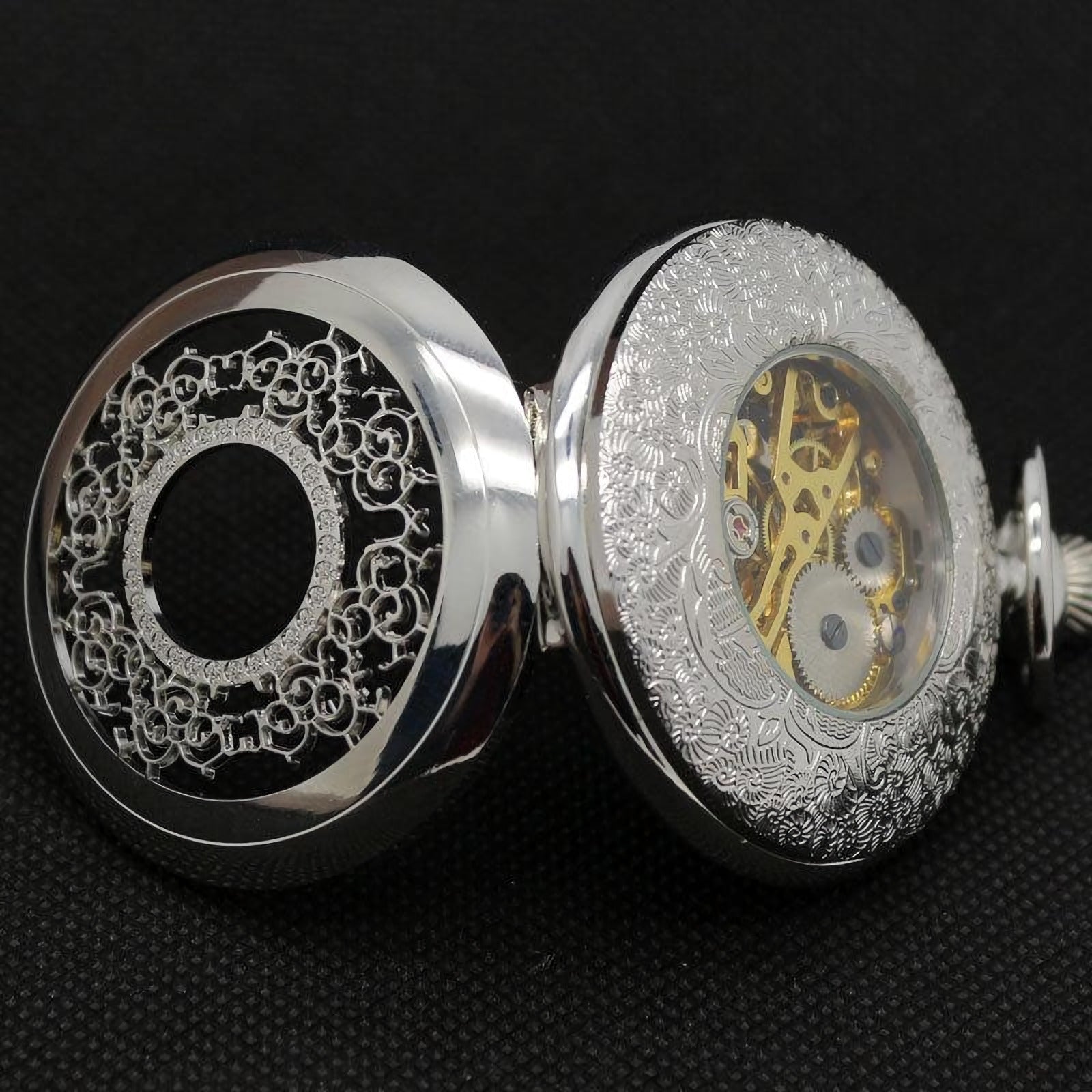 demi half hunter Brelsen pocket watch