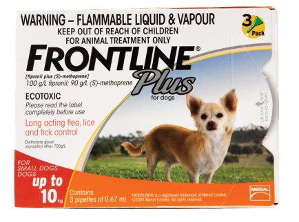 frontline flea treatment for dogs