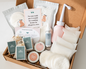 Healing Mama™ Bleeding Protection 46 piece Kit | Postpartum Essentials for  After Birth | Hospital Grade Mesh Postpartum Underwear, Organic Postpartum