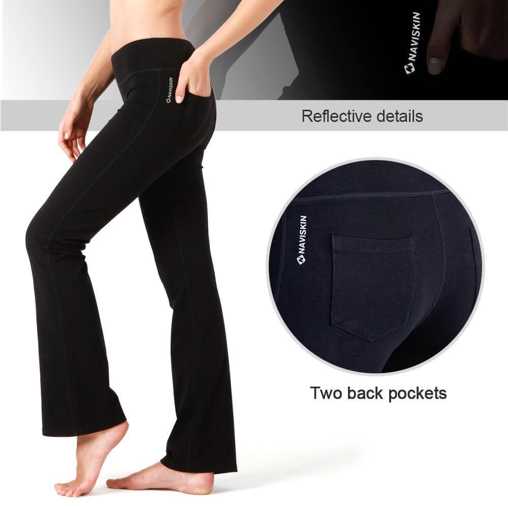 bootcut leggings with pockets