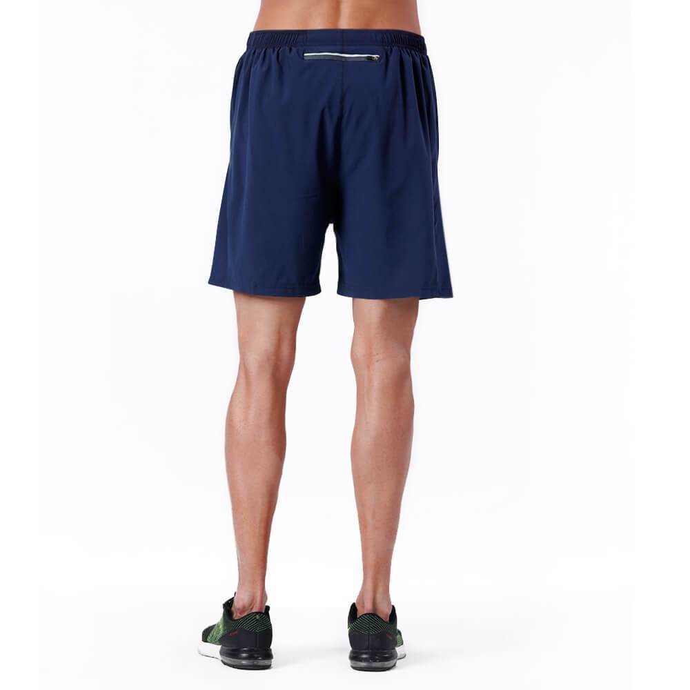 Men S 5 Quick Dry Running Shorts With Zip Pocket Naviskin