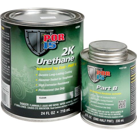 POR-15 2K Urethane 2-Part Industrial Top Coat Paint – 90racing