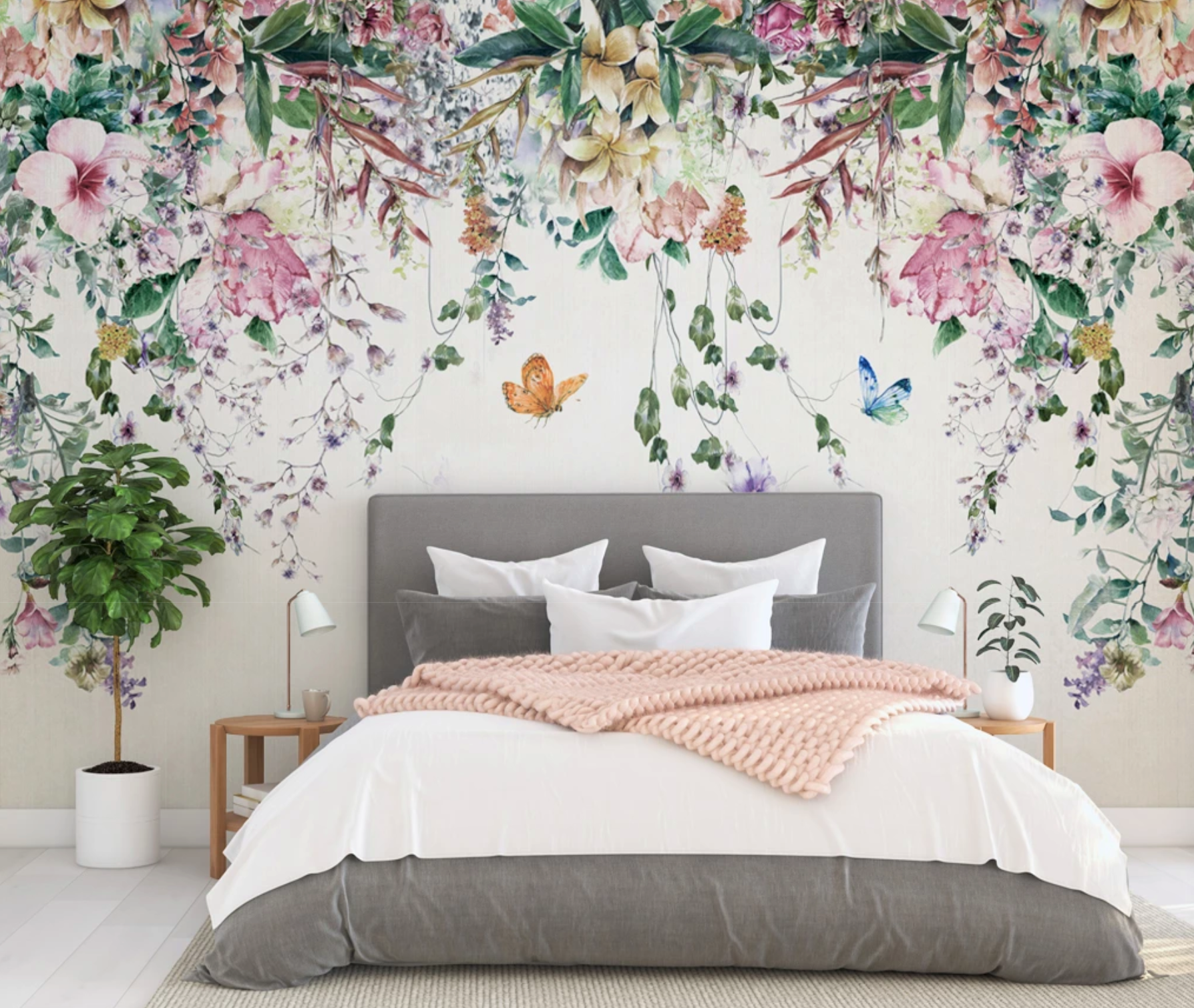 Papier peint panoramique Spring Floral | MuralConcept
