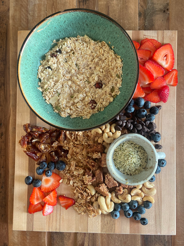 Breakfast boards taking your oatmeal to the next level! No more boring breakfasts!