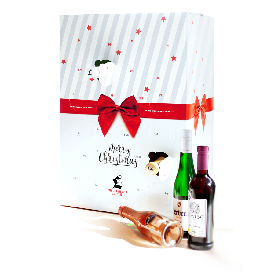 Wein Sekt Adventskalender 0 25 L 0 2 L Online Bestellen Onlineshop F W Langguth Erben