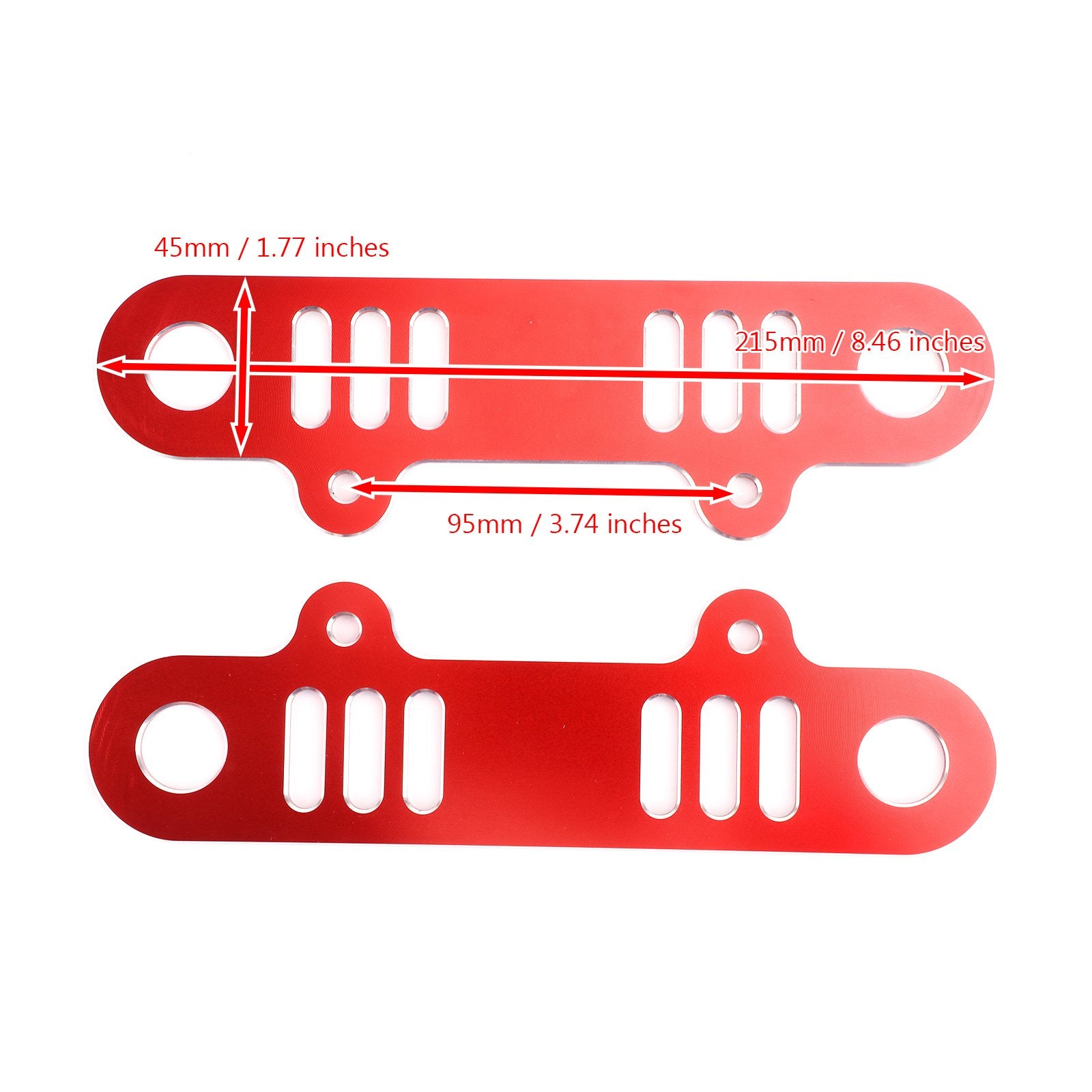 Red CNC RADIATOR SIDE COVER GUARD PROTECTOR for Honda CMX 300 500 Rebel 17-19 Generic