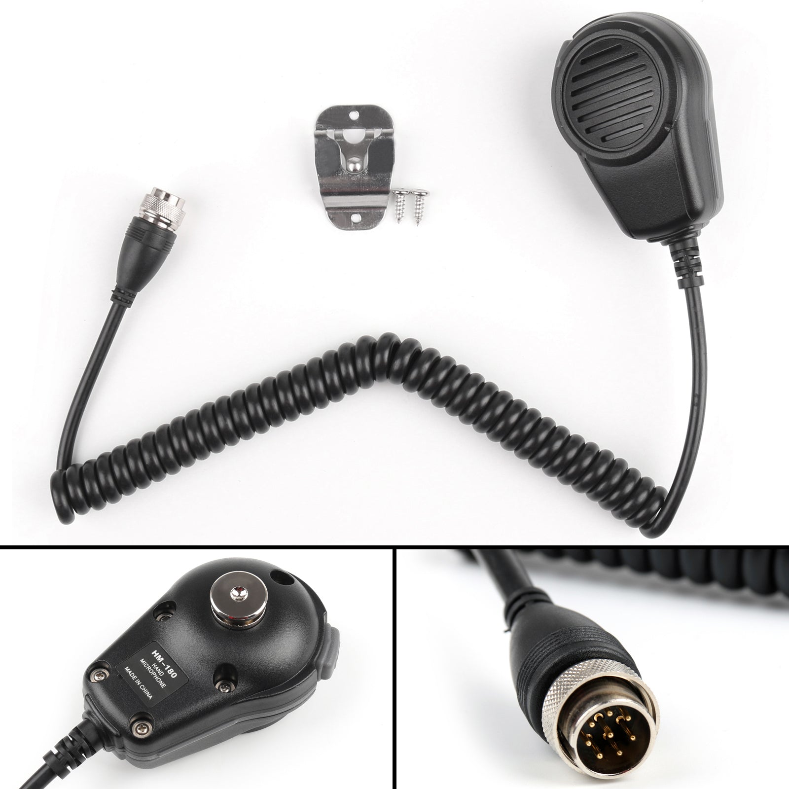 HM-180 Car Microphone With Hook Clip For Icom IC-M700 Radios