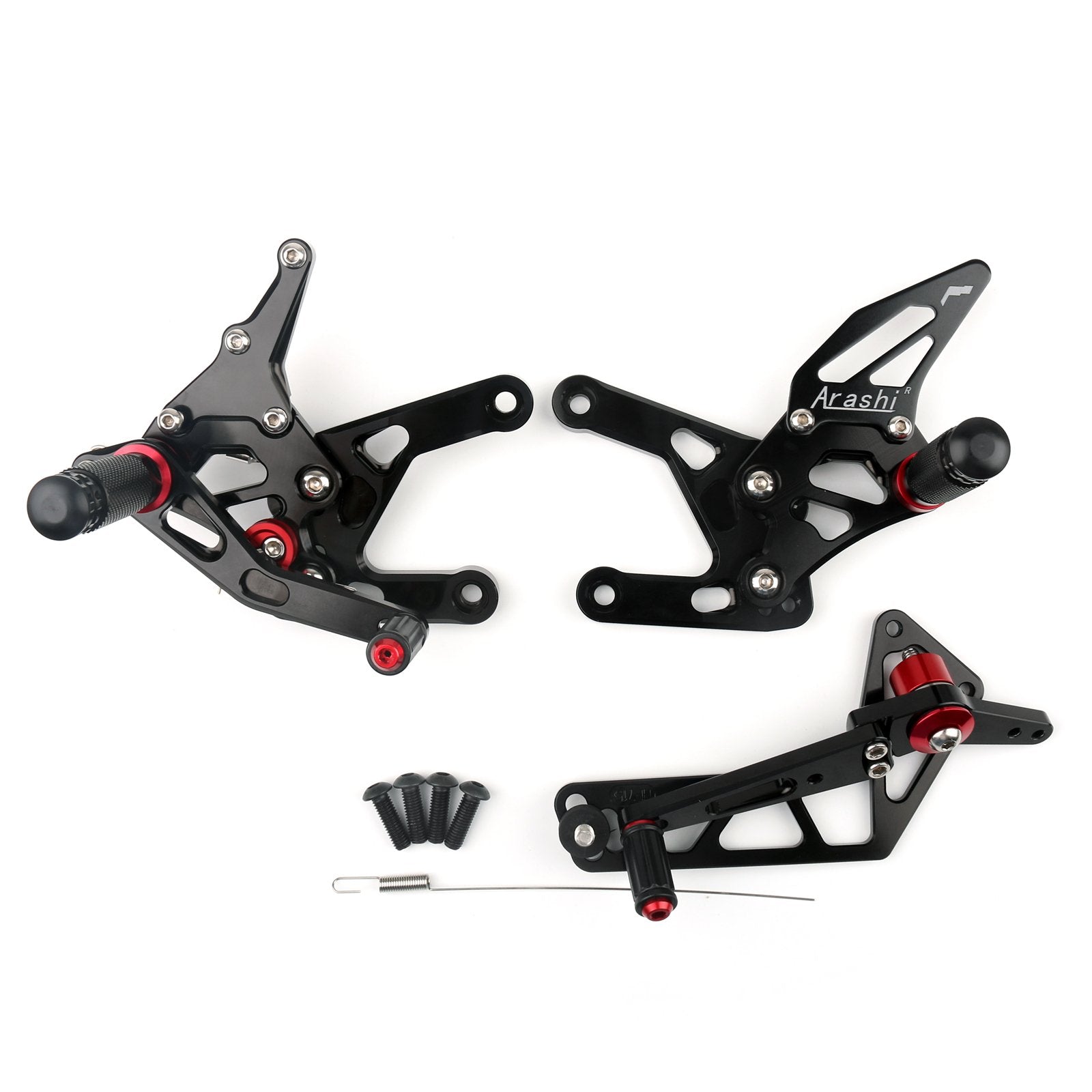 CNC Racing Footrest Rearsets Rear Set Foot pegs For Yamaha YZF R1 2015 Generic