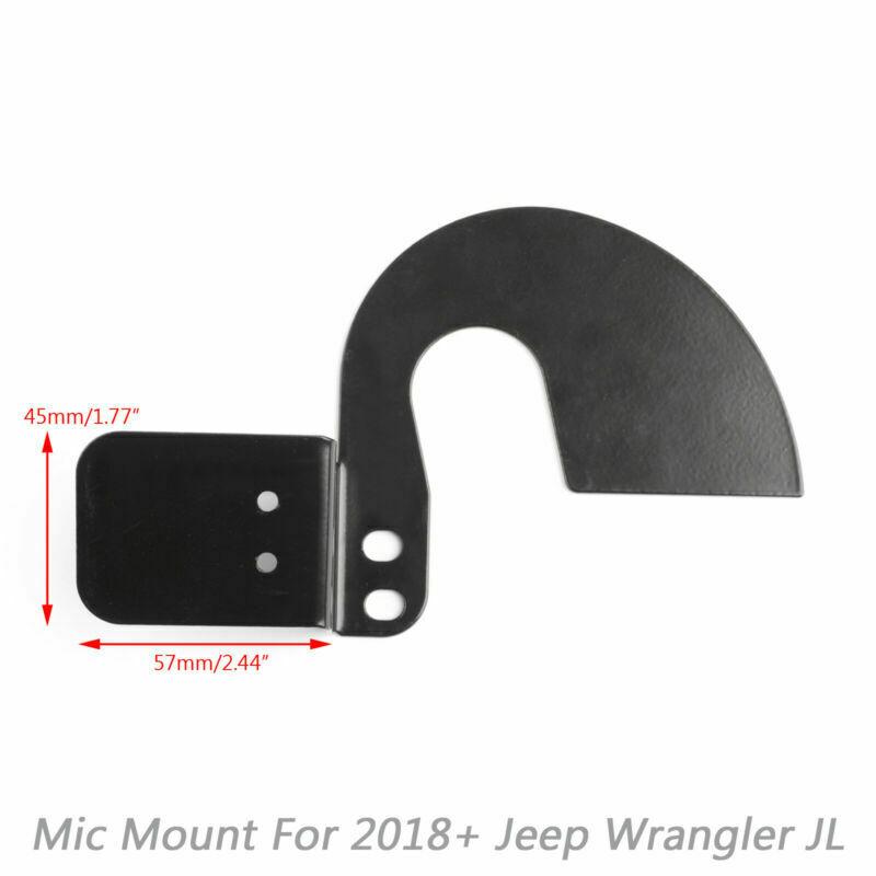 CB Radio Mic Mount Holder Passenger Grab Bar 75WXST For Jeep Wrangler JL 2018+