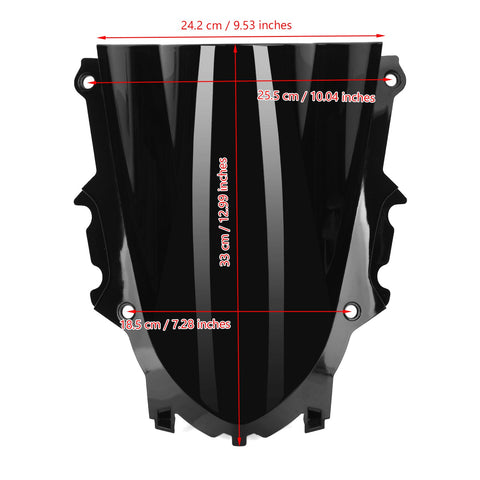 Motorrad-Windschutzscheibe aus ABS-Kunststoff für Yamaha YZF R3 2019-2020 Generic