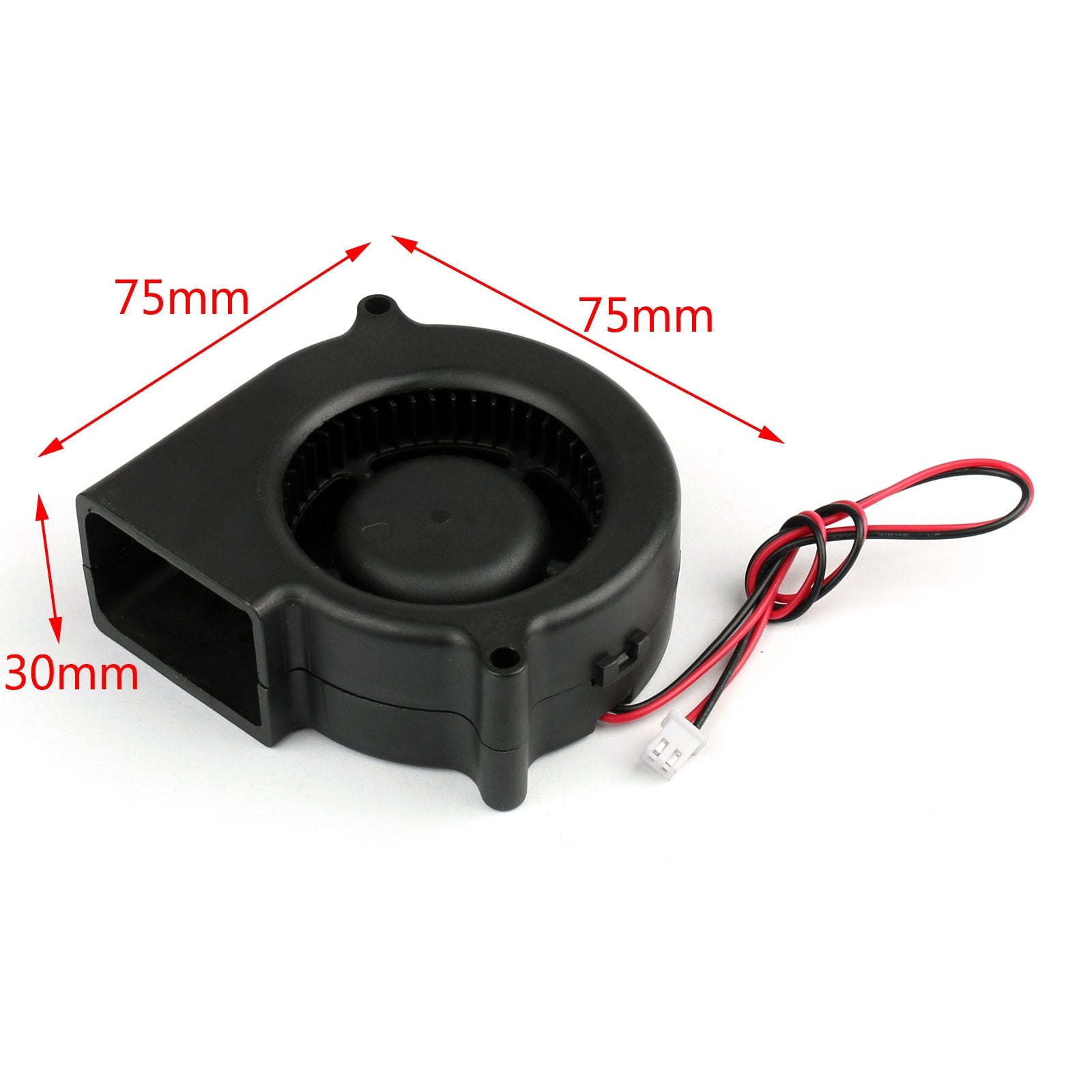 1Pcs Brushless DC Cooling Blower Fan 12V 7530s 75x75x30mm 0.18A Sleeve 2 Pin