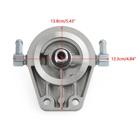 Tapa de bomba de imprimación de carcasa de filtro de combustible compatible con Nissan Navara D22 YD25DDTI MT diésel genérico