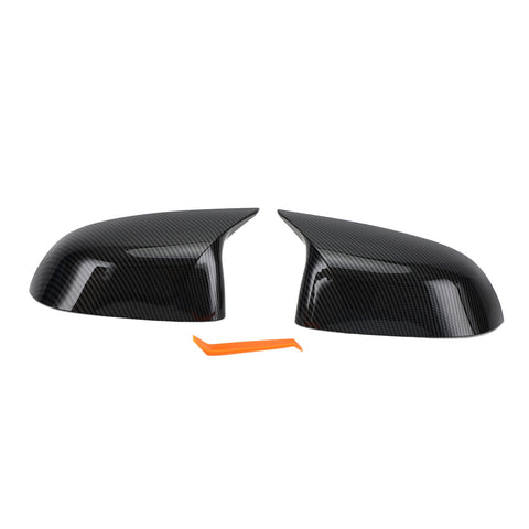 2x Rear View Side Mirror Cover Caps For BMW X3 X4 X5 X6 G01 G02 G05 G06 Generic