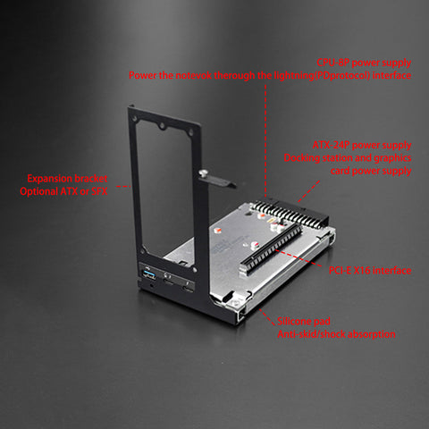 Thunderbolt 3 4 Ports TH3P4G2 mini USB3.0 Graphics Card Extended Bracket