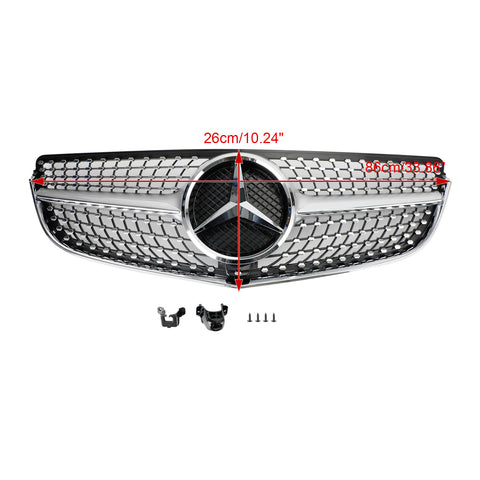 2014-2017 Mercedes E-CLASS W207 Coupe Front Bumper Grille Grill Diamond without camera