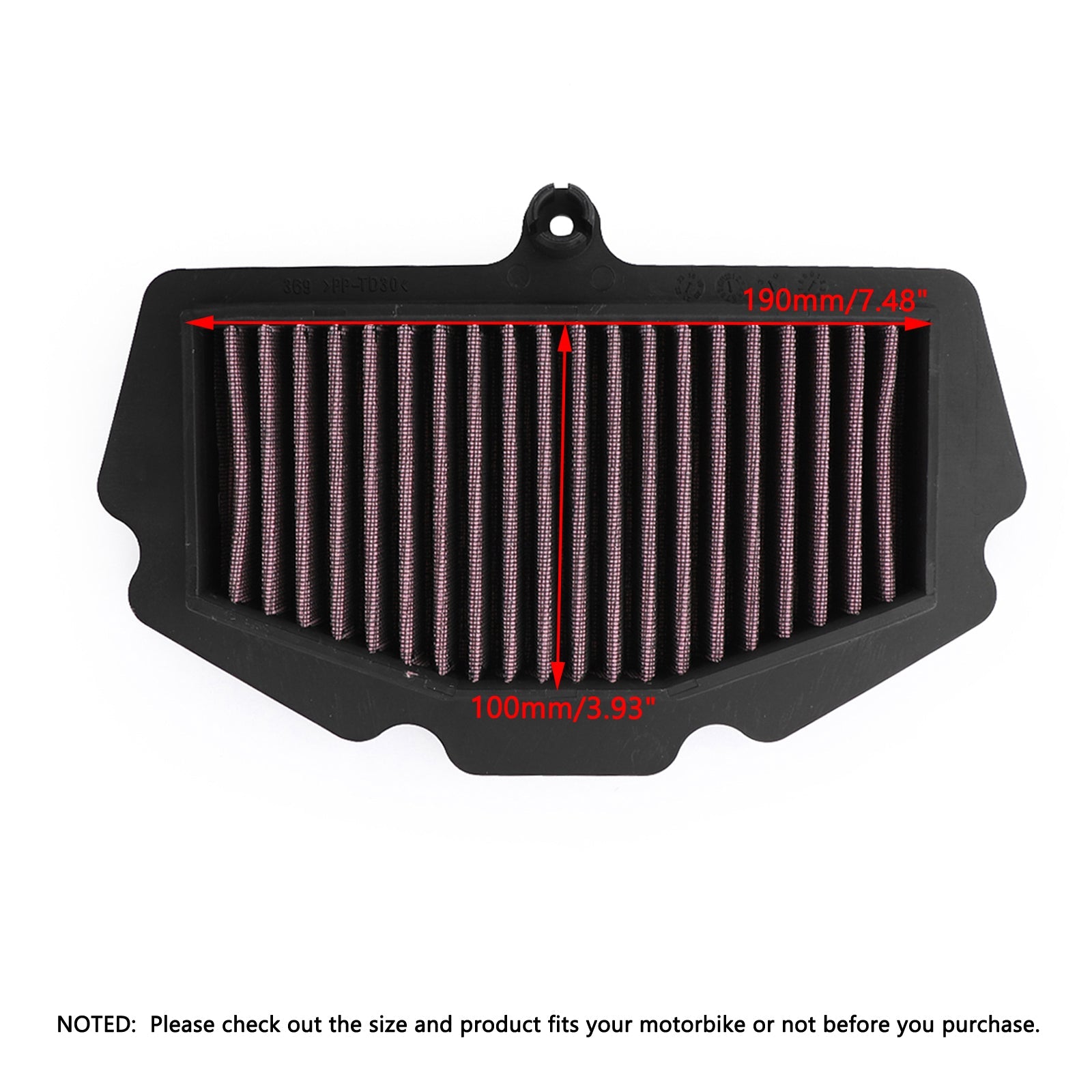 Air Filter Element For Kawasaki EX400 Ninja Z400 2018 2019 P/N.11013-0767 Generic