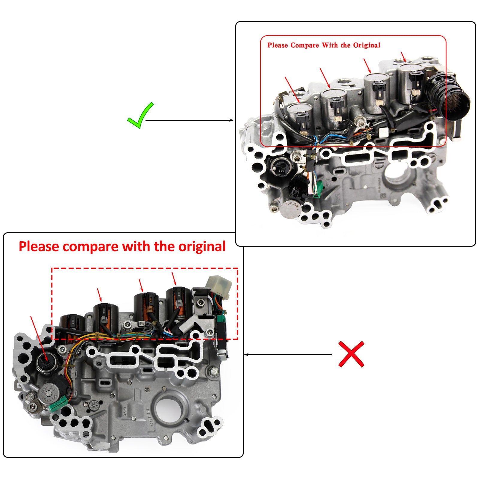 Renault SCALA 2012–2015 L4 1,5 l JF015E RE0F11A CVT-Ventilkörper