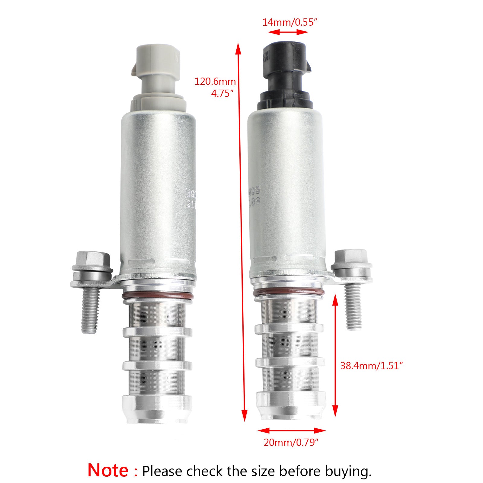 Intake&Exhaust Camshaft Position Actuator Solenoid Valve Fits Saturn Buick Chevy Generic