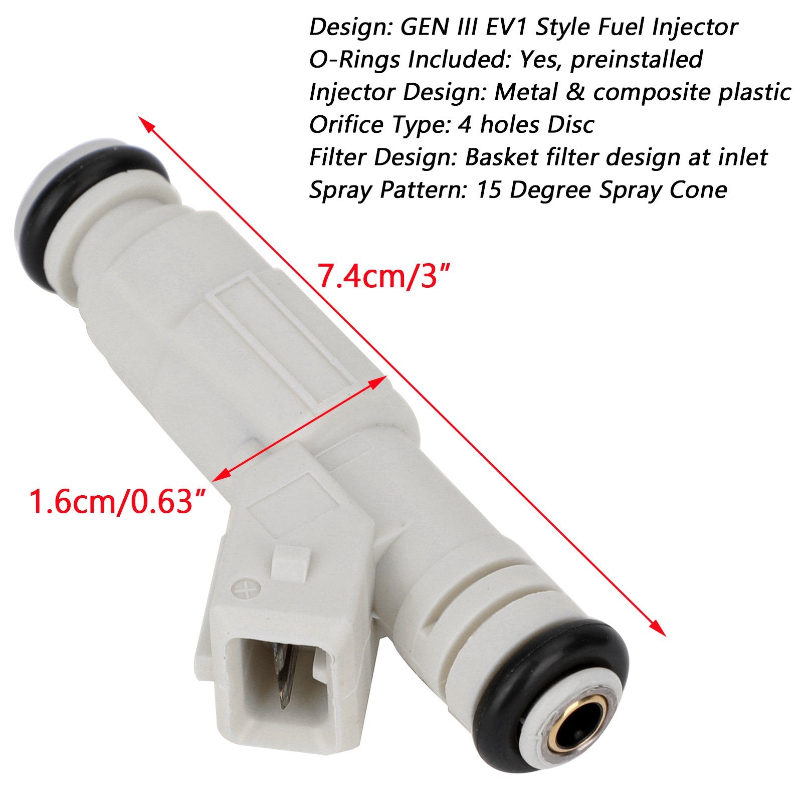 6* Fuel Injectors For Holden Commodore VS VT VX VY 3.8L V6 Supercharged L67 New Generic