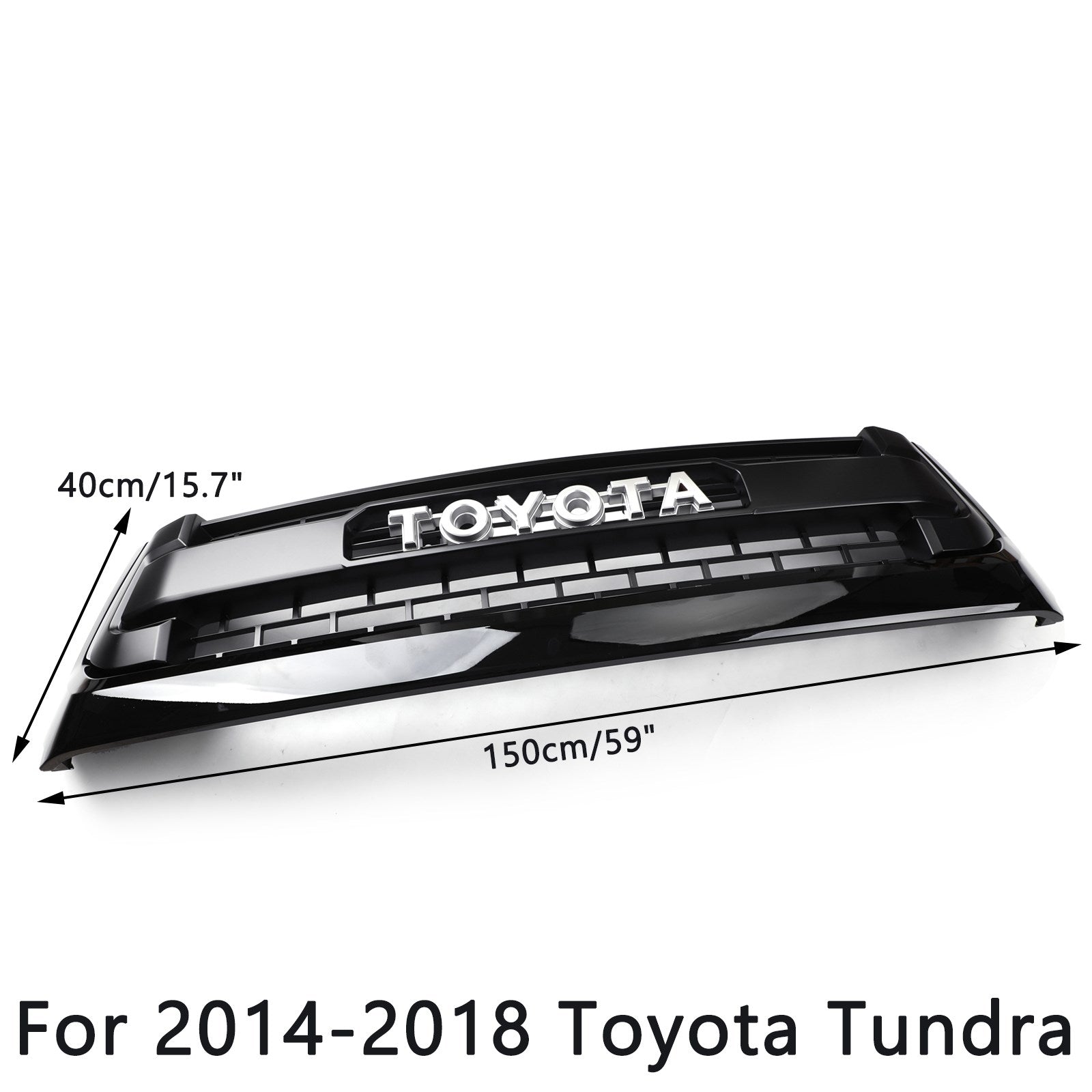 2014-2018 Tundra Honeycomb Toyota Grill Grille Replacement TRD PRO Black Generic