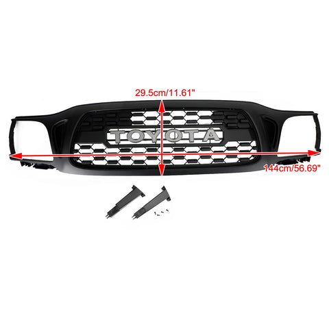 Toyota Tacoma 2001-2004 TRD PRO Honeycomb Front Bumper Grill Grille