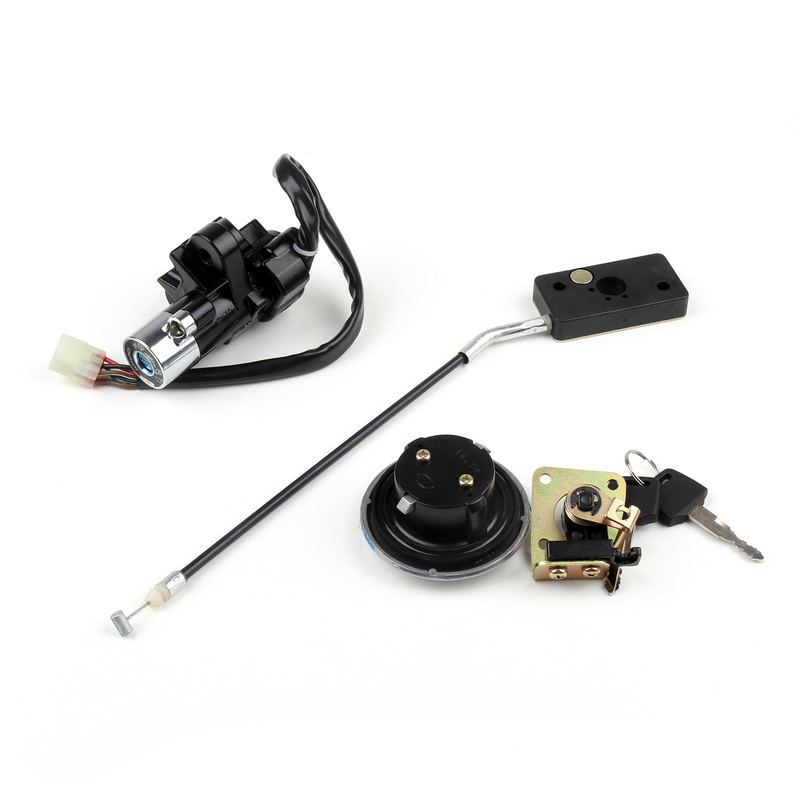 Ignition Switch Lock & Fuel Gas Cap Key Set For Suzuki GZ125 98-03 GZ250 99-11 Generic