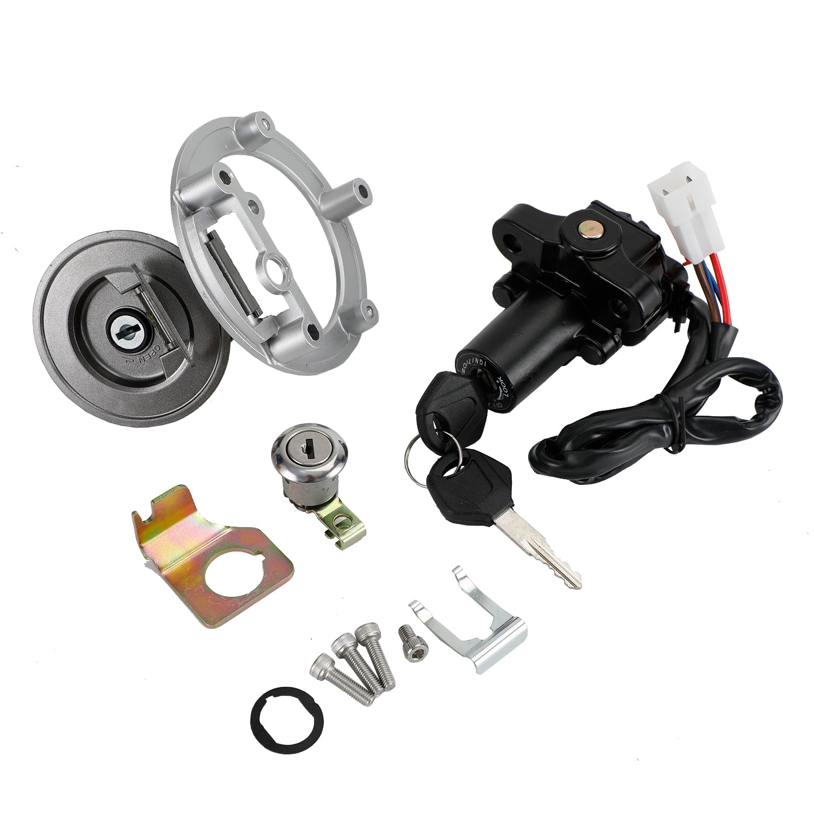 VIPIH Yamaha R1 RN12 RN19 RN22 R6 RJ11 RJ15 Ignition Switch Fuel Gas Cap Seat Lock Set