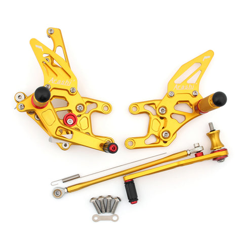 Rearset Rear set Footpegs Adjustable For Honda CBR1000RR CBR 1000 RR 2008-2009 Generic