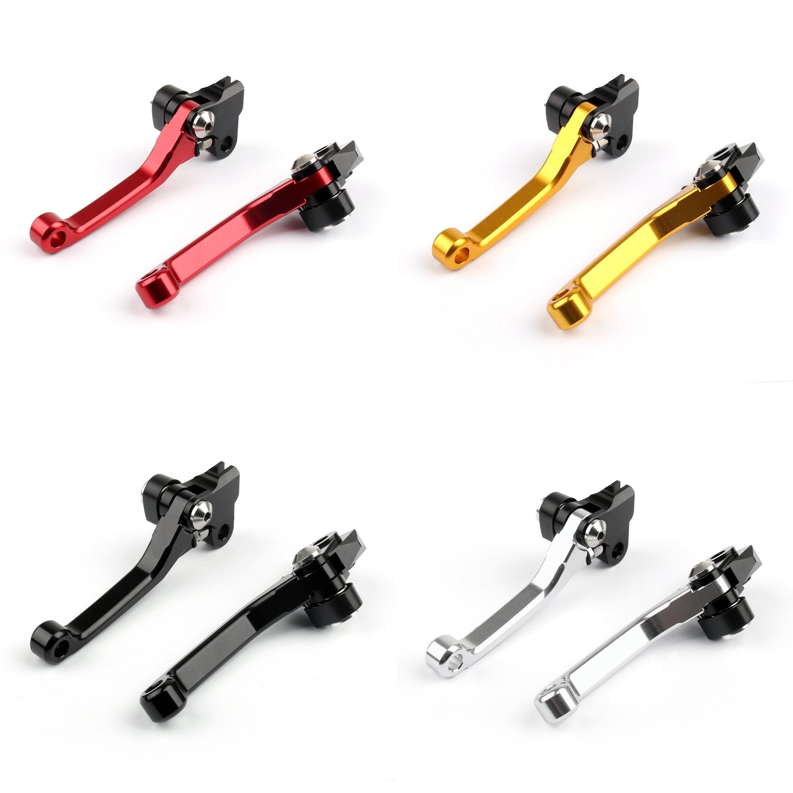 CNC Pivot Brake Clutch Levers For Honda CRF250R 2007-2014 CRF450R 2007-2014 Generic