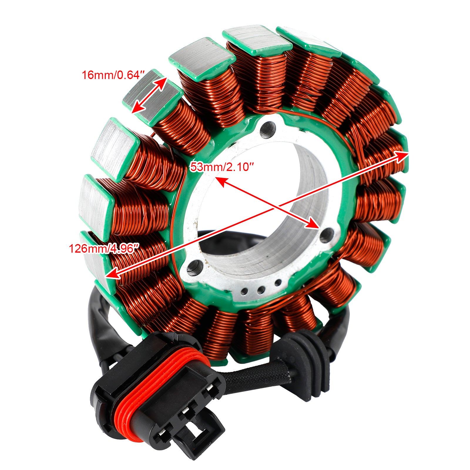 Magneto Generator Engine Stator Coil Fit for Polaris ACE RZR 500 570 900 Scrambler Sportsman 850 4014406 Generic