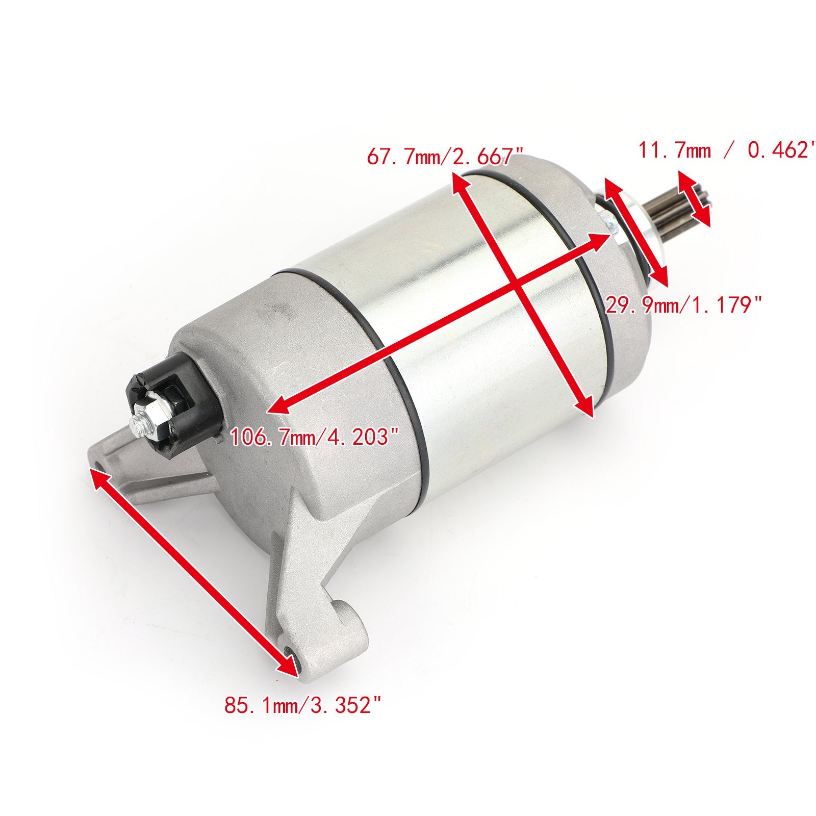 New Starter 9-Spline For Yamaha XVS1300 XVS950 V-Star Stryker 10-17 5S7-81890-00 Generic