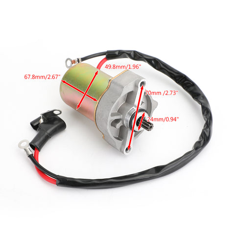 STARTER MOTOR For Yamaha Raptor 90 YFM90R ATV 09-13 90cc 4 Stroke 43D-H1800-00 Generic