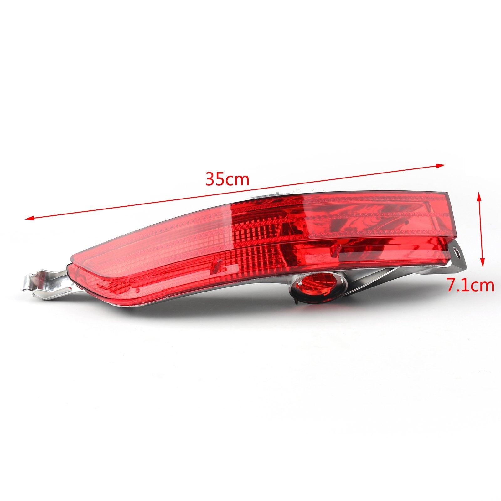 VW Touareg (2011-2014) Left/Riht Red Rear Fog Lamp Bumper Cover Reflector
