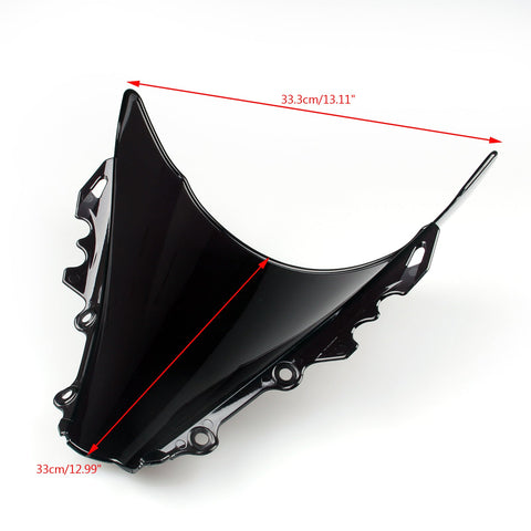 Windshield Windscreen Double Bubble For Yamaha YZF R6 600 (2006-2007) 6 Color Generic