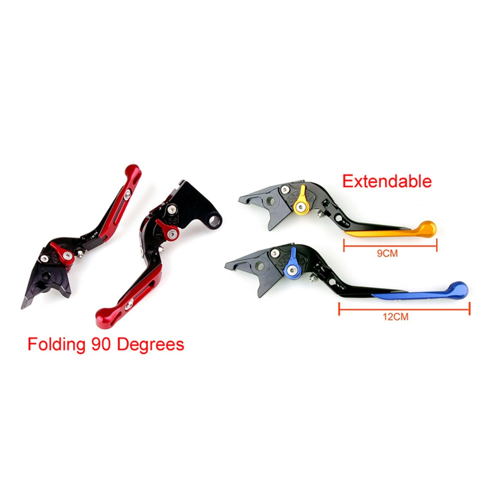 Palanca de freno de embrague ajustable para Honda CB500F CBR500R CBR250R CBR300RR CB300F genérico