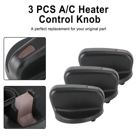 3 PCS A/C Heater Control Knob For Toyota Tacoma 1995-2004 55905-35310 Generic