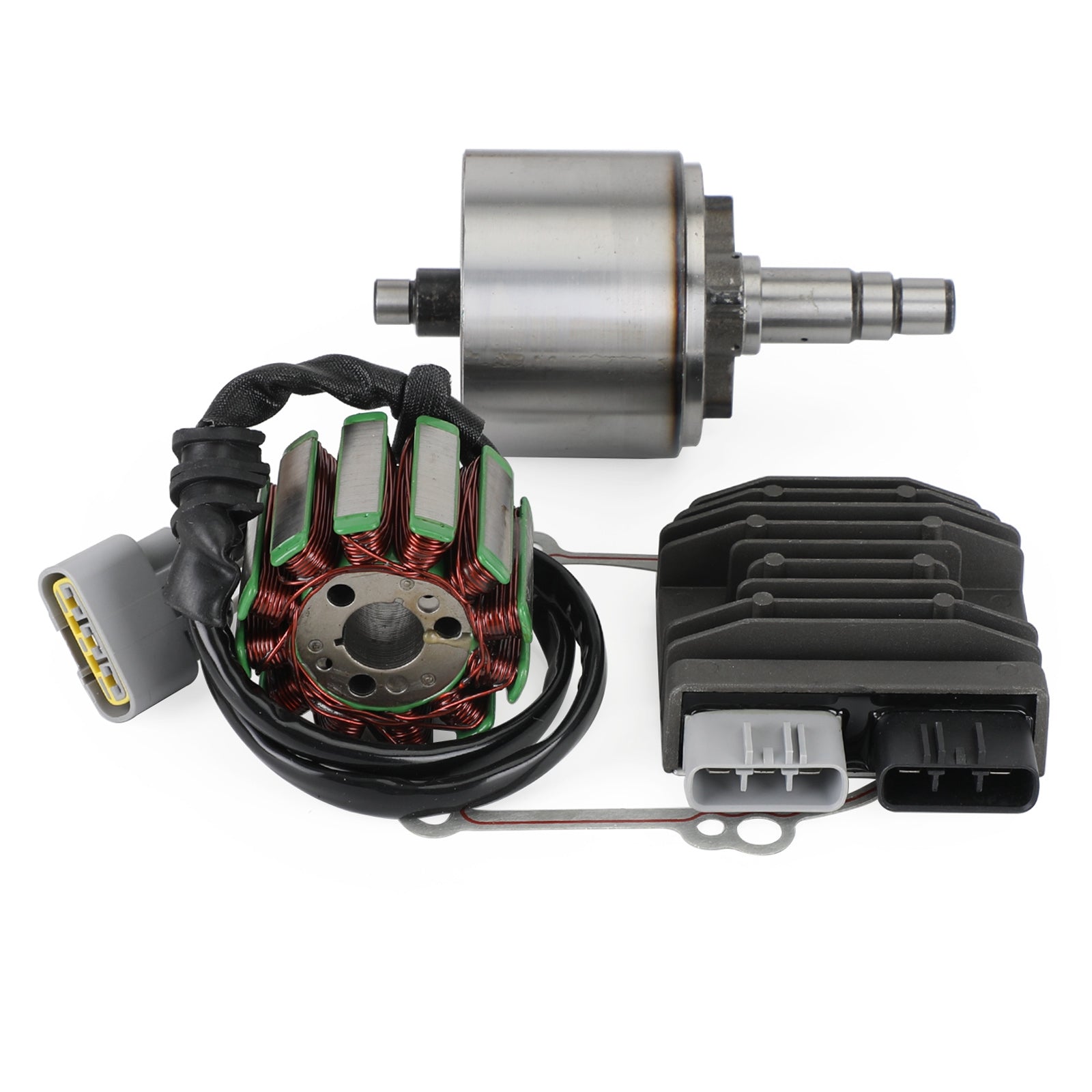 Flywheel Rotor+Stator+ Regulator+Gasket For Yamaha R1 04-08 FZ8N FZ8S FZ1 06-15 Generic