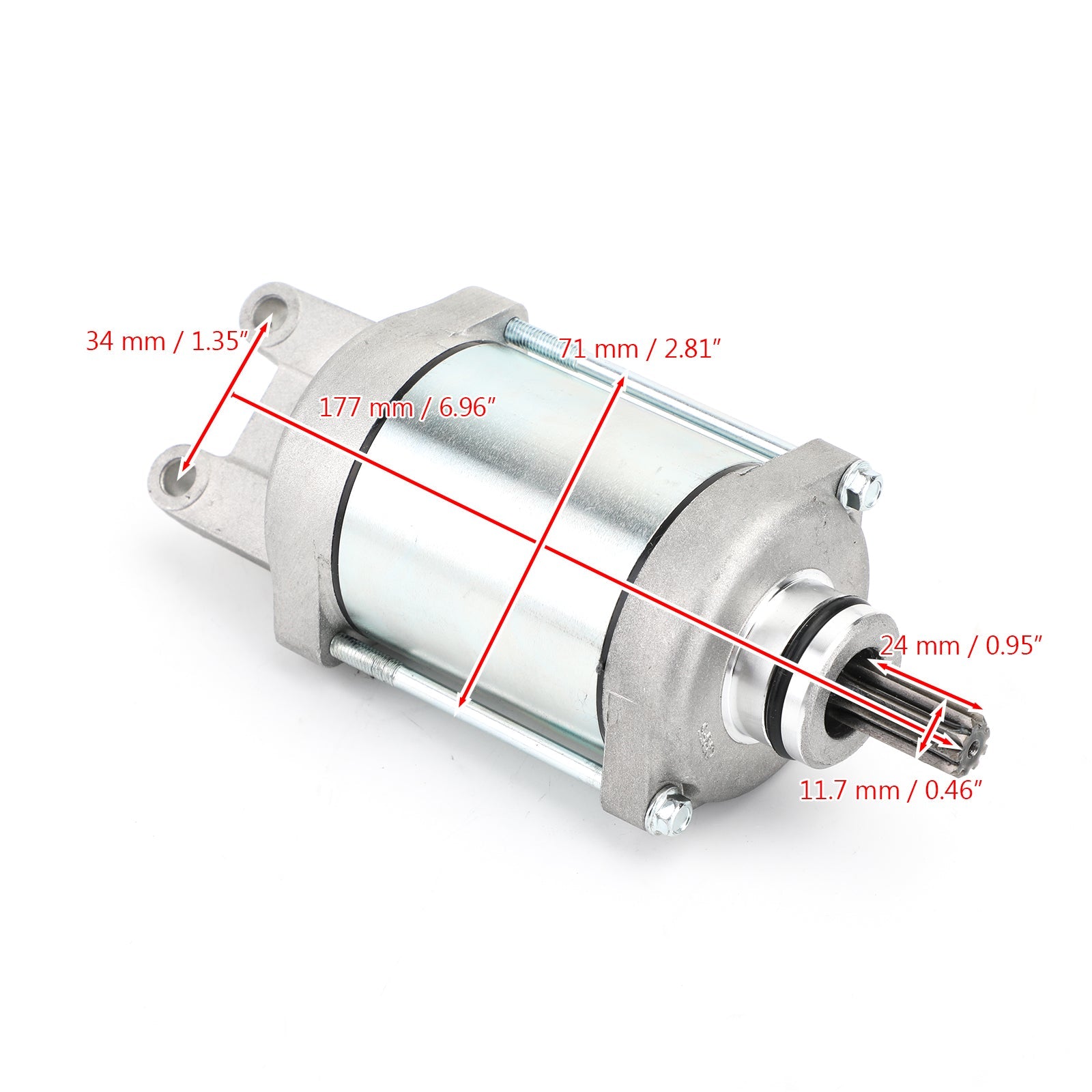 Starter Motor fit for Honda TRX700 TRX700XX ATV 08-09/2011 31200-HP6-A01 495719 Generic