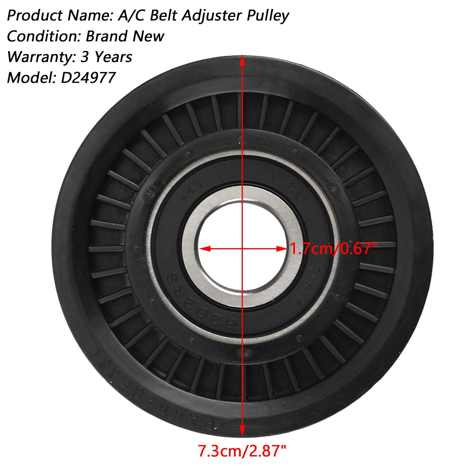 A/C Belt Adjuster Pulley 73131-FC000 For Baja Impreza Legacy Forester 2.5 Generic