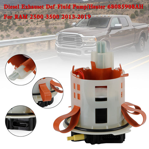 2013-2019 RAM 2500 3500 Diesel Exhauset Def Fluid Pump/Heater 68085908AH Fedex Express
