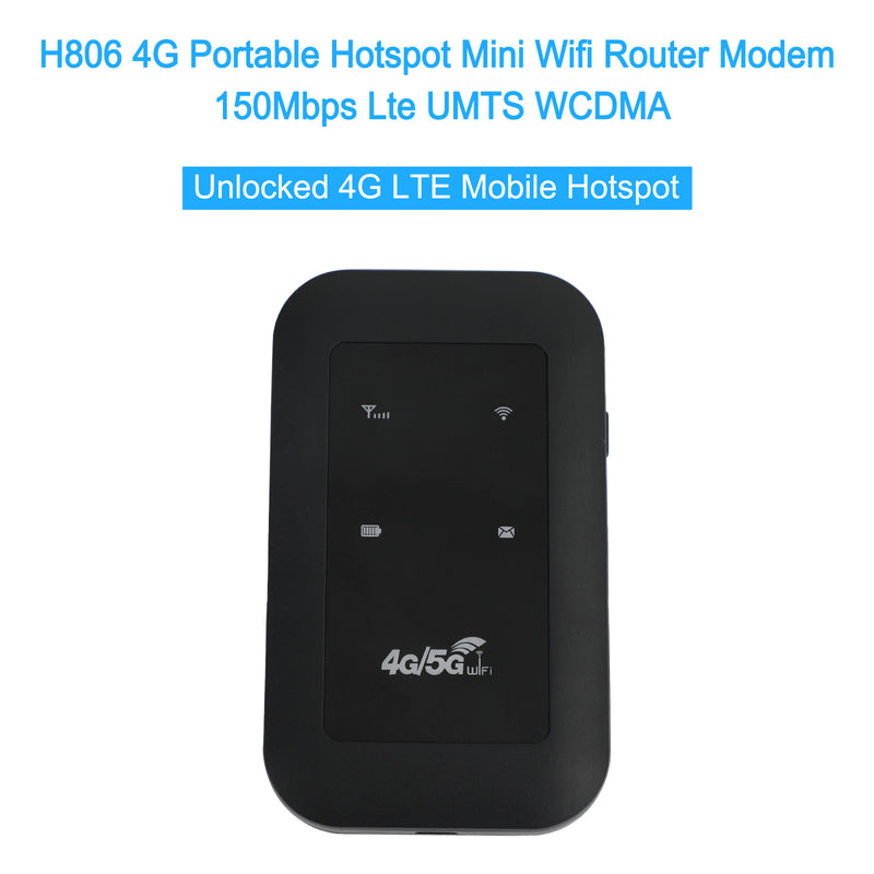 H806 4G LTE UMTS WCDMA Hotspot Wireless Router WiFi Mobile Broadband M