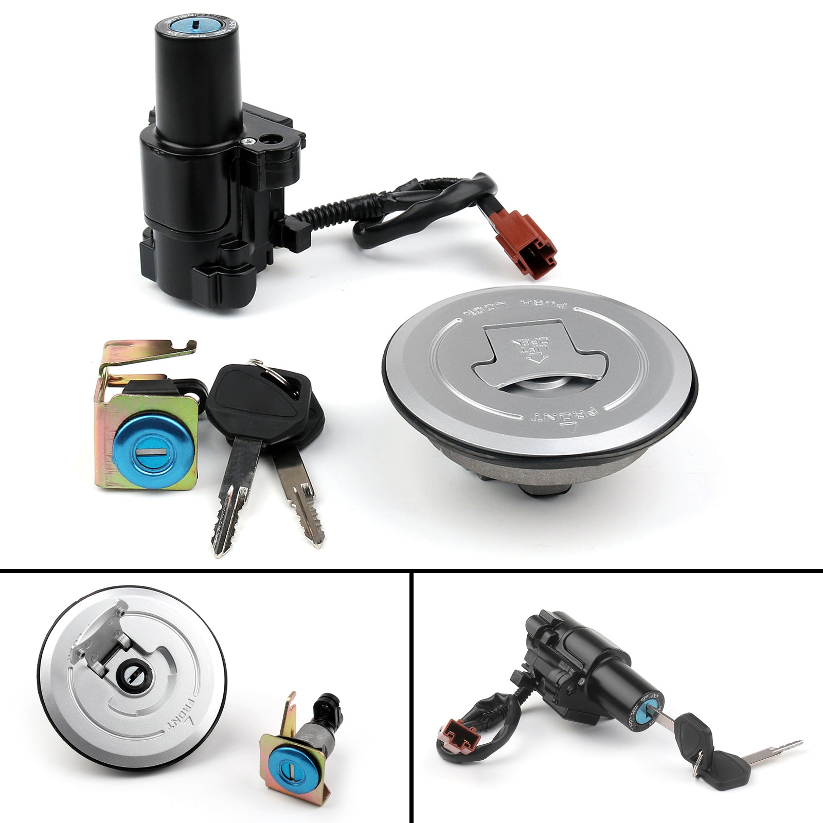2013-2015 Honda CB500(X XA F FA) CBR500R (RA) Ignition Switch Fuel Gas Cap Cover Key Lock Set
