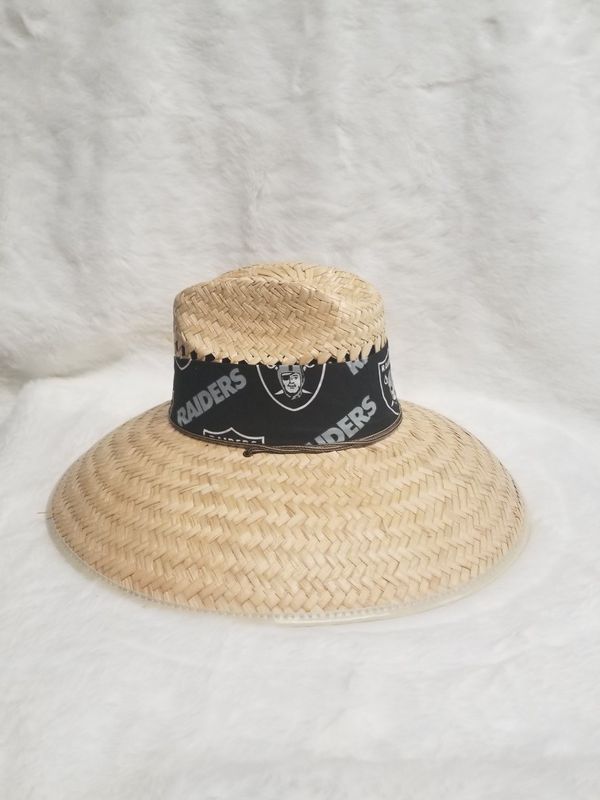 fan straw hat