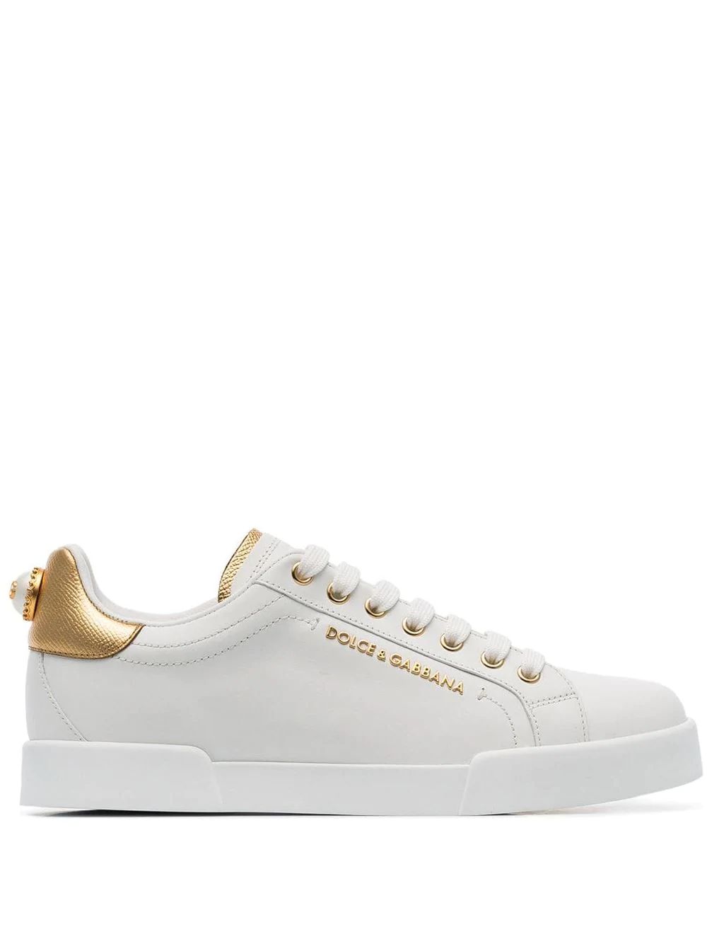 DOLCE E GABBANA DOLCE E GABBANA WHITE SNEAKERS