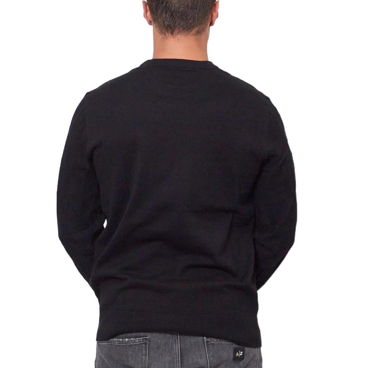 ARMANI EXCHANGE ARMANI EXCHANGE BLACK SWEATER