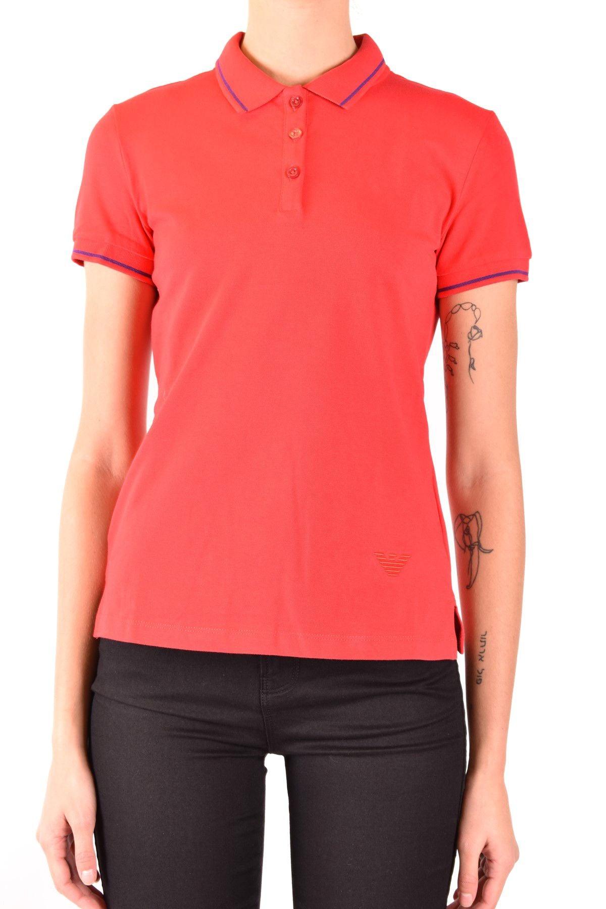 EMPORIO ARMANI EMPORIO ARMANI RED POLO SHIRT