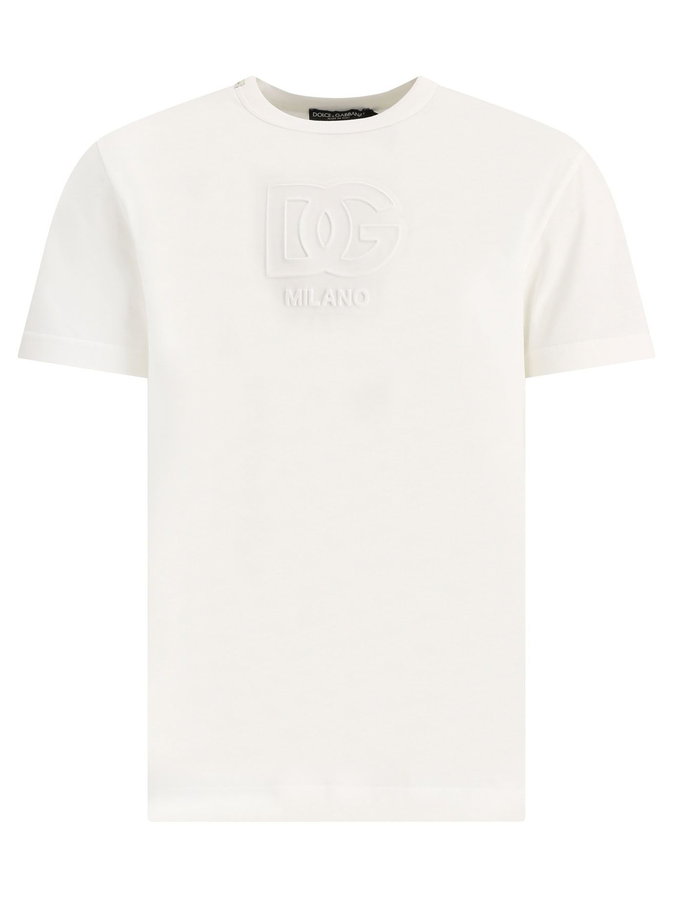 DOLCE E GABBANA DOLCE E GABBANA WHITE T-SHIRT