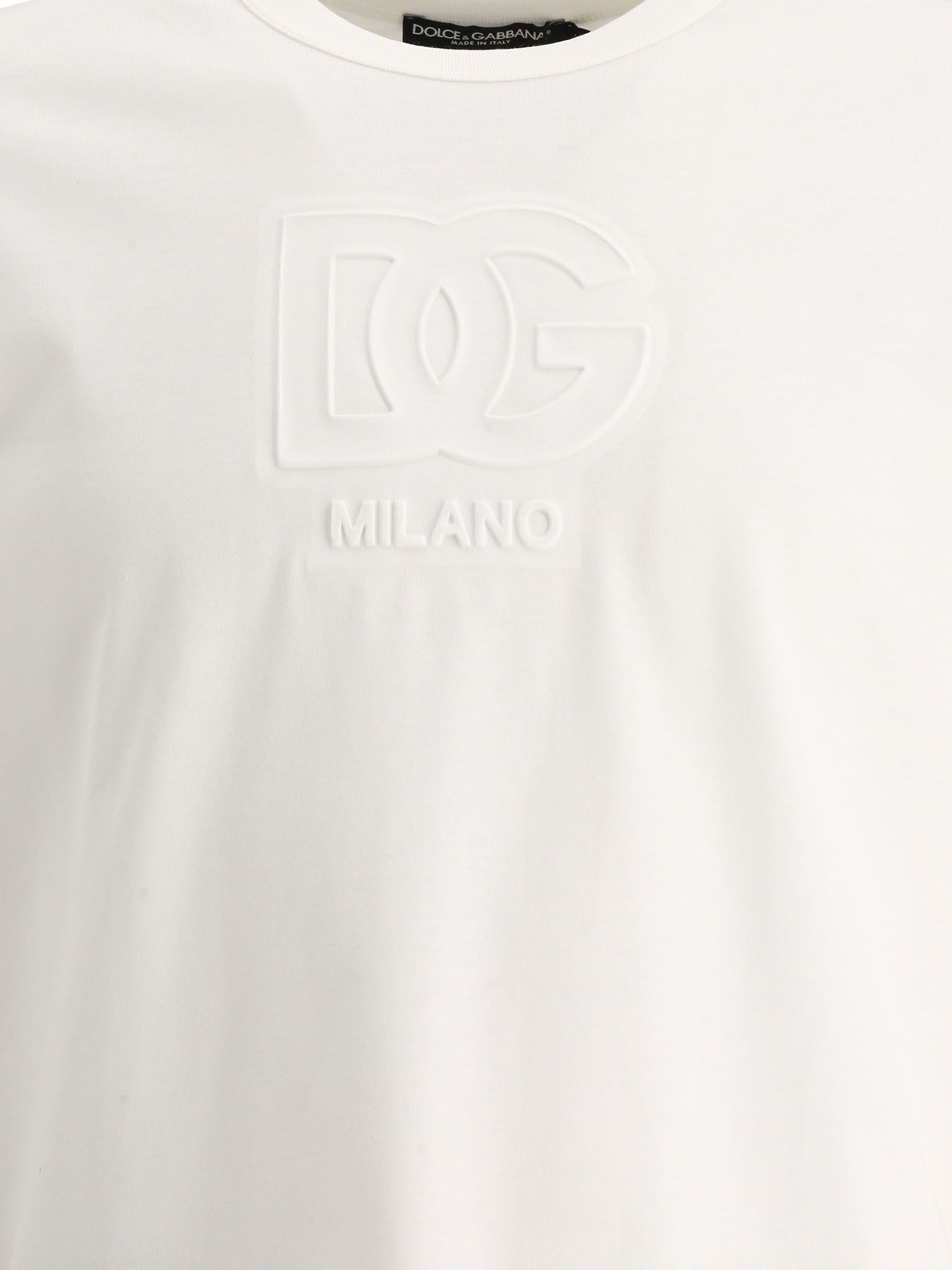 DOLCE E GABBANA DOLCE E GABBANA WHITE T-SHIRT